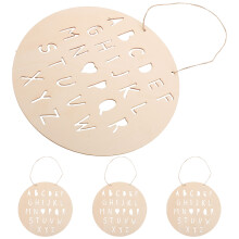 20Pcs Nordic Style Wooden Letter Wall Decor for Baby Nursery Kids