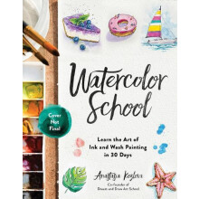 Ink and Watercolor by Anastasia Kozlova Paperback Book