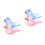 4Pièces Jouets Sifflets Enfant Plastique Oiseaux Multicolores 5
