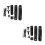 2Sets Mountain Bike Rear Mudguards Extended Coverage Black Pc Nylon 4