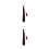 2Stk Pink LED Flackernde Luminous Tie Party Deko 5