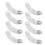 20Pairs Silver Iron Heel Repair Tips Durable Boot Sole Protection Kit 3