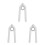 3Pièces Clé Universal Robinet ABS Gris Outil Installation Rapide 6