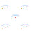 5Pcs Solar System Stem Kit Plastic Mobile for Classroom Display 10