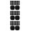 96Pcs Precise Fit Plastic Foosball Table Bushings and Washer Pads 9