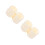 24Pcs Easy Slide Beige Plastic Shower Curtain Hooks for Home Use 4