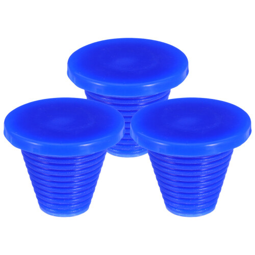 6Pcs Blue Durable Silicone Tube End Caps Quick Installation Pipe Seal 2