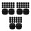 96Pcs Precise Fit Plastic Foosball Table Bushings and Washer Pads 5