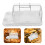 Portable Clear Snack Box Container with Compartments for Parties 8