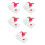5Sets Multi Plastic Emergency Call Buttons for Seniors Bathroom Use 5