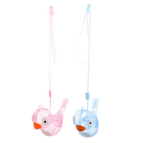 4Pièces Jouets Sifflets Enfant Plastique Oiseaux Multicolores 2