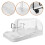 Portable Clear Snack Box Container with Compartments for Parties 10