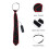 2Stk Pink LED Flackernde Luminous Tie Party Deko 3