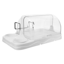 Portable Clear Snack Box Container with Compartments for Parties