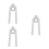 3Pièces Clé Universal Robinet ABS Gris Outil Installation Rapide 8