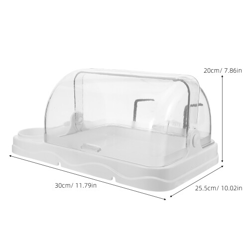 Portable Clear Snack Box Container with Compartments for Parties 2