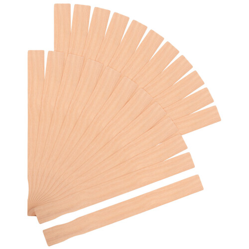100Stk Wiederverwendbare Holz Rührstäbchen Farbe Mischstab Zuhause 1