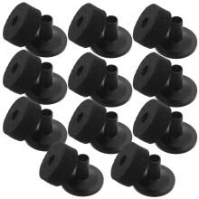 5Sets Beckenständer Filz Ersatzsatz Schwarz Kunststoff Sleeve Zubehör