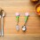 2Pièces Ensemble Couverts Acier Silicone Motif Tournesol 7