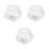 3Paquets Bourre Polyester Blanche Haute Élasticité Pour DIY 10