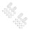 20Pièces Conteneurs Lait Jetables 100Ml Transparent Large 9