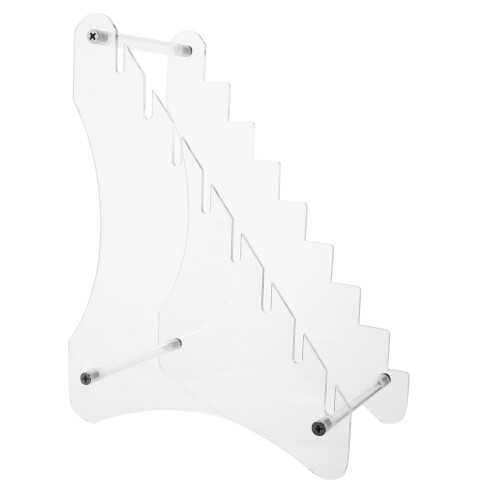 2Pièces Support Couteaux Clair Base Stable Pour Cuisine