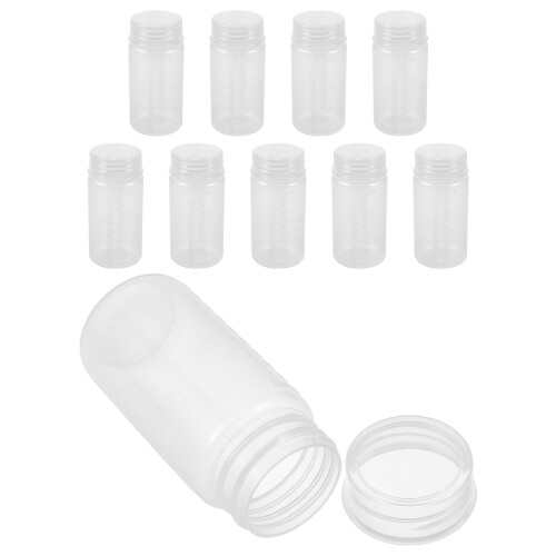 20Pièces Conteneurs Lait Jetables 100Ml Transparent Large 2