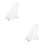 2Pièces Support Couteaux Clair Base Stable Pour Cuisine 5