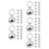 60Pièces Chat Métal Argentées - Bijoux Collier 5