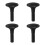 4Pièces Poignées Paddle Kayak PVC Noir Pour Usage Polyvalent 7