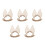 100Pièces Découpes Bois Naturel Conque Beige Accessoires Décor Plage 6