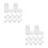 20Pièces Conteneurs Lait Jetables 100Ml Transparent Large 5