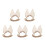 100Pièces Découpes Bois Naturel Conque Beige Accessoires Décor Plage 10
