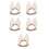 100Pièces Découpes Bois Naturel Conque Beige Accessoires Décor Plage 9