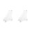 2Pièces Support Couteaux Clair Base Stable Pour Cuisine 8