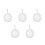5Pièces Sac De Rangement PVC Transparent Pour Porte-Clés 6