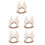 100Pièces Découpes Bois Naturel Conque Beige Accessoires Décor Plage 4