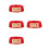 4Pièces Base Fixation Extincteur Rouge Ps Durable Usage Intérieur 6