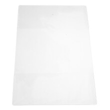 2Pièces Protège-Livres Transparent PVC Résistant Pour Cahiers Souples