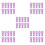 50Pièces Embouts Silicone Chat Violet Protège Outils Pédicure 5
