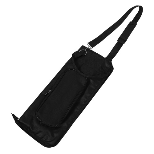 4Pcs Stylish Black Drumstick Storage Bag with Versatile Carry Options