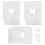 15Pièces Kit Bops Transparent Pour DIY Broches Ornements 2