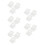 15Pièces Kit Bops Transparent Pour DIY Broches Ornements 10