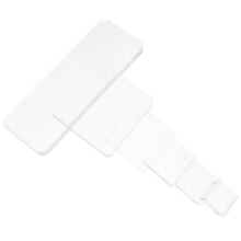 6Pièces Blocs Tampons Rectangulaires Acryliques Pour DIY Scrapbook