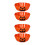 4Pièces Bols Orange Halloween Pour Festives 4