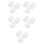 15Pièces Kit Bops Transparent Pour DIY Broches Ornements 8