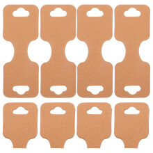 300Pièces Cartes Organisateur Colliers Kaki En Papier Pour Déco