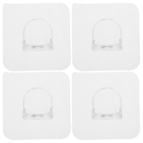 16Pièces Accessoires Fixation Transparente Antidérapante Pour