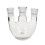 1Pièces Ballon Trois Angles Verre Borosilicate Pour Usage Scolaire 7