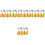 10Ensembles Couverts Bébé Acier Inoxydable Silicone Coloré Maison 6